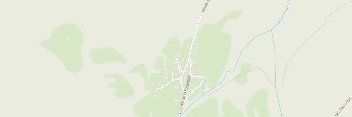 Plan du 2 Granges de Gourron à Saint-Aventin