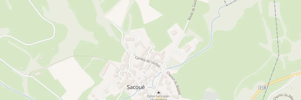 Plan du 5064 Village de Sacoue à Sacoué