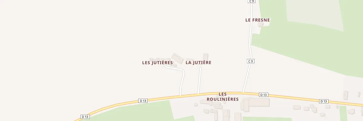 Plan du 5034 La Jutiere à Tresson