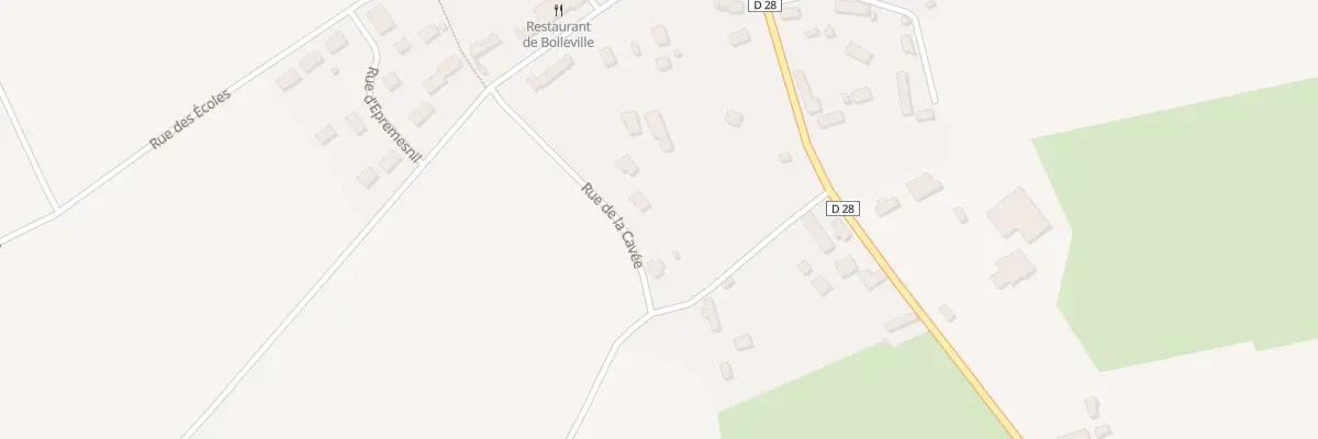 Plan du 190 Rue de la Cavée à Bolleville