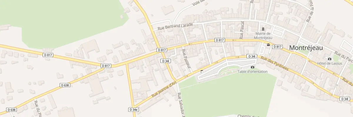 Plan du 3 Imp du Canard à Montréjeau