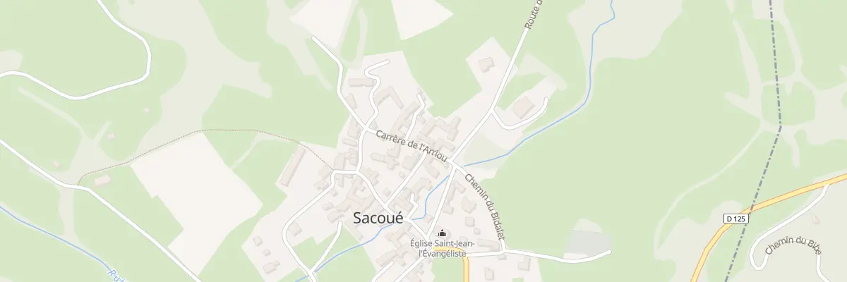 Plan du 5039 Village de Sacoue à Sacoué
