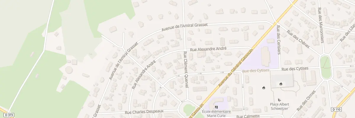Plan du 9 Rue Clement Quervel à Port-Jérôme-sur-Seine