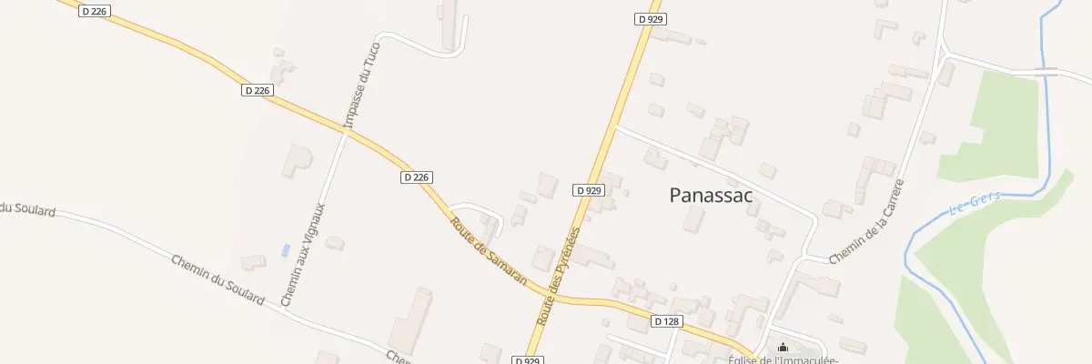 Plan du 5214 A la Route à Panassac