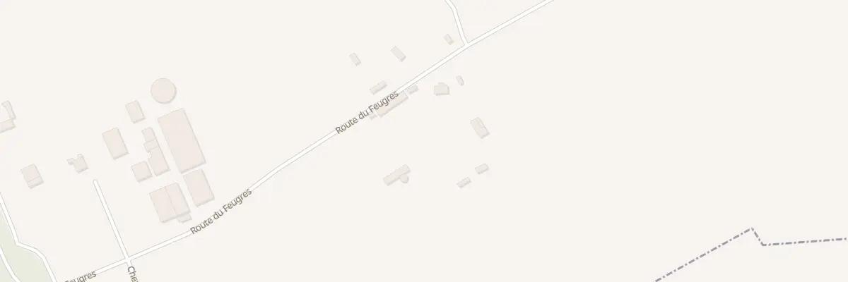 Plan du 1264 Rte du Feugrès à Beuzevillette
