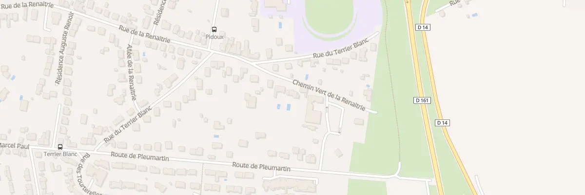 Plan du 6 Che Vert de la Renaitrie à Châtellerault