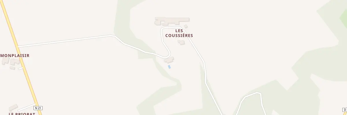 Plan du 61B Les Coussieres à Plaisance