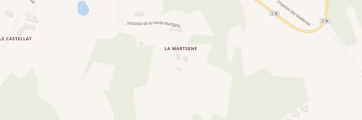 Plan du 124 La Martigne à Montagnac-la-Crempse