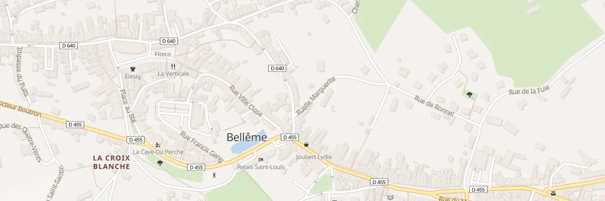 Plan du 10 Rue Hautguinière à Bellême