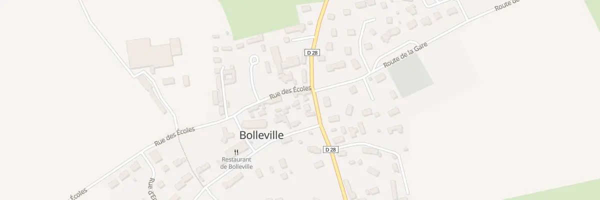 Plan du 1 Rue des Ecoles à Bolleville