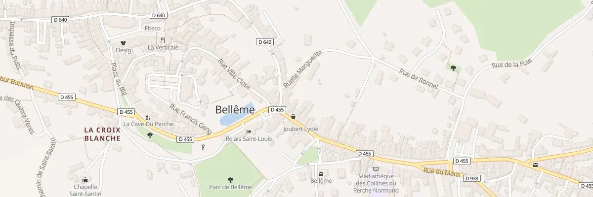 Plan du 1 Rue Boucicaut à Bellême