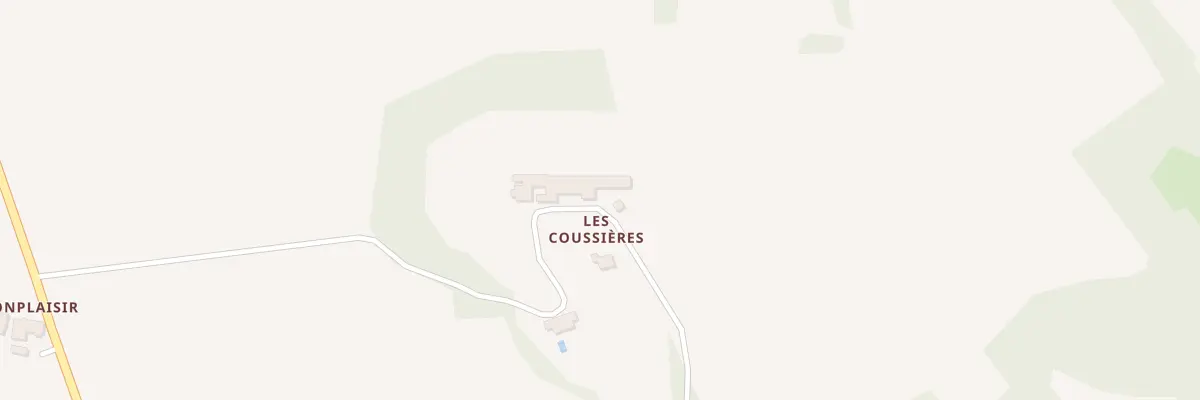 Plan du 61 Les Coussieres à Plaisance