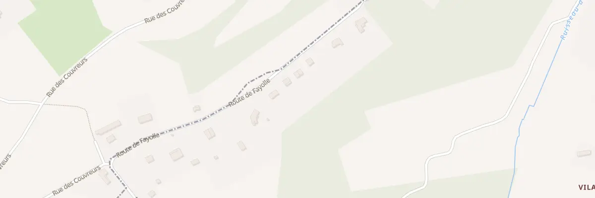 Plan du 183 Rte de Fayolle à Montrem
