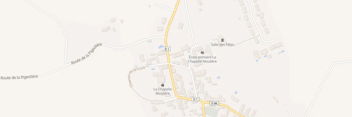 Plan du 5004 Le Bourg à La Chapelle-Moulière