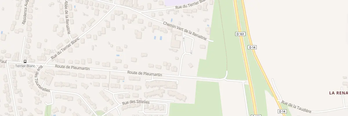 Plan du 99 Rte de Pleumartin à Châtellerault