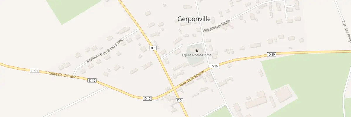Plan du 4A Rte de Theuville à Gerponville