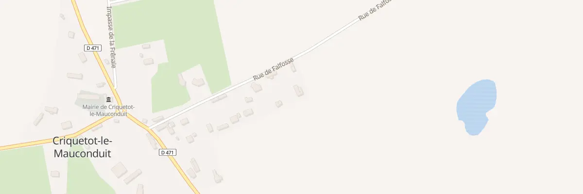 Plan du 14 Rue de Falfosse à Criquetot-le-Mauconduit