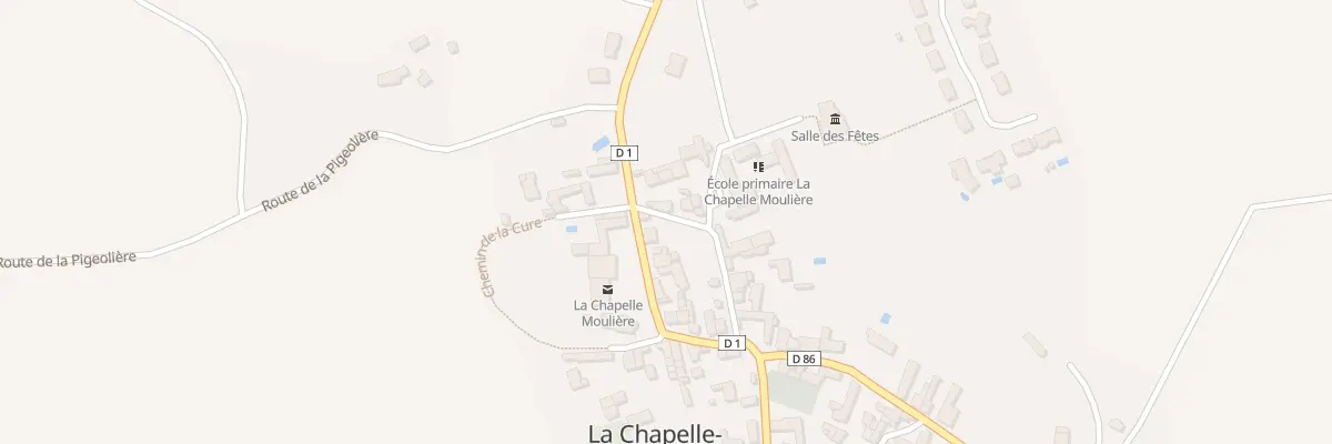 Plan du 14 Rue de l’Église à La Chapelle-Moulière