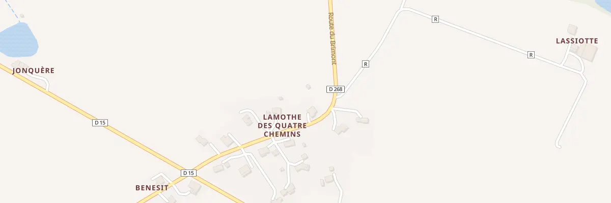 Plan du 237 Rte du Brimont à Laplume
