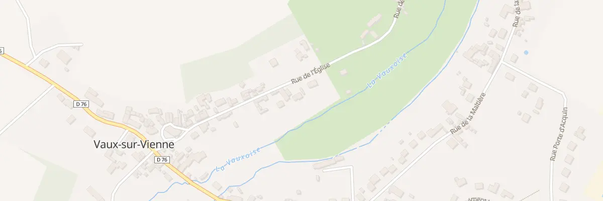 Plan du 5021 Le Bourg à Vaux-sur-Vienne