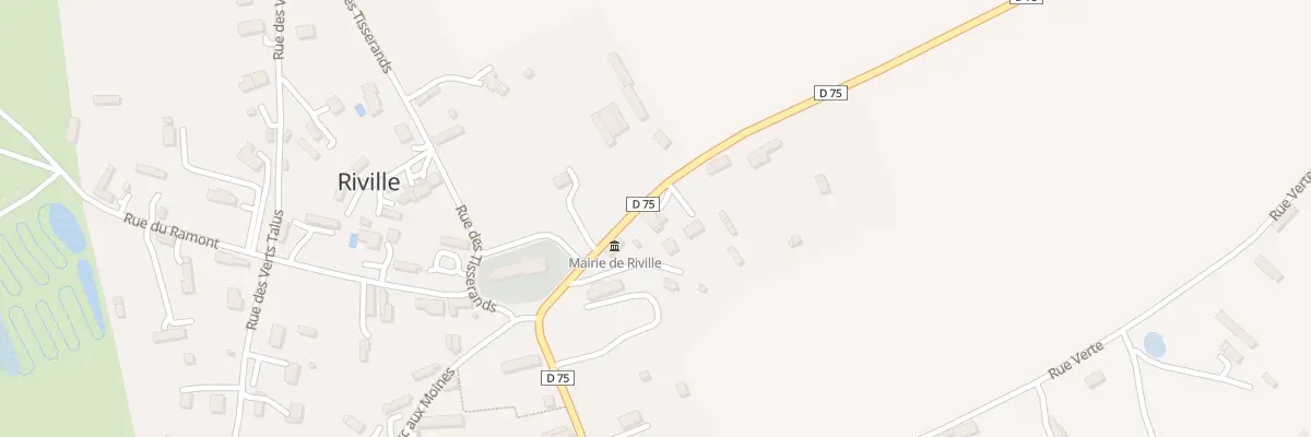 Plan du 3 Rue du Calvaire à Riville