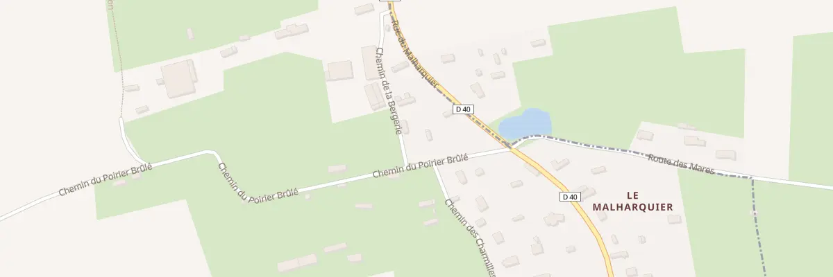 Plan du 390 Che du Poirier Brûlé à Bernay