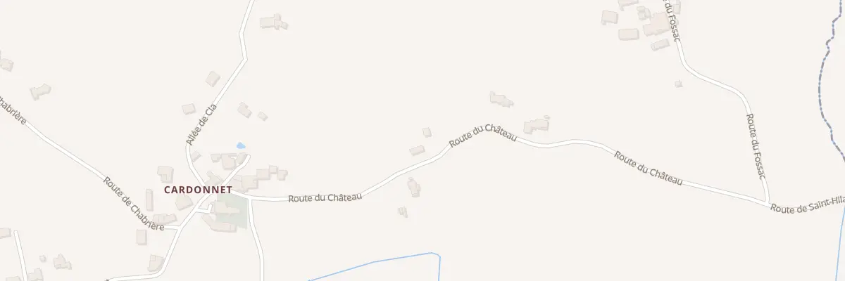 Plan du 231 Rte du Château à Saint-Hilaire-de-Lusignan