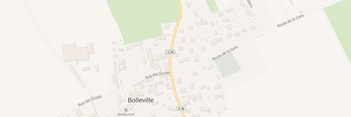 Plan du 2 Rte de Yébleron à Bolleville