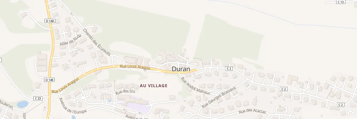 Plan du 6 Rue Sainte Lucie à Duran