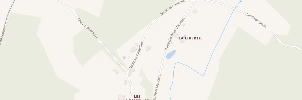 Plan du 124A Les Eymerilles à Campsegret