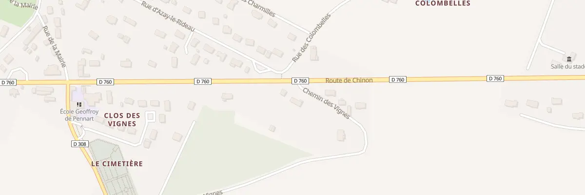 Plan du 19 Rte de Chinon à Noyant-de-Touraine