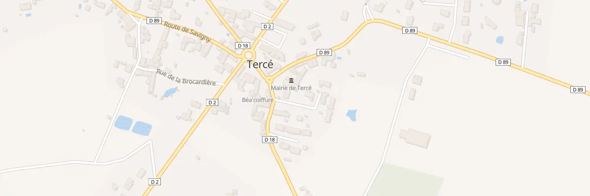 Plan du 1 Rte de Morthemer à Tercé