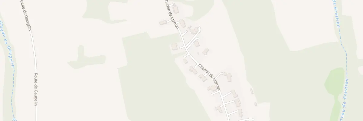 Plan du 31 Che de Marron à Aubiac