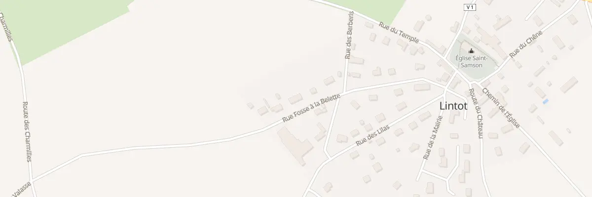 Plan du 5028 La Fosse A la Belette à Lintot