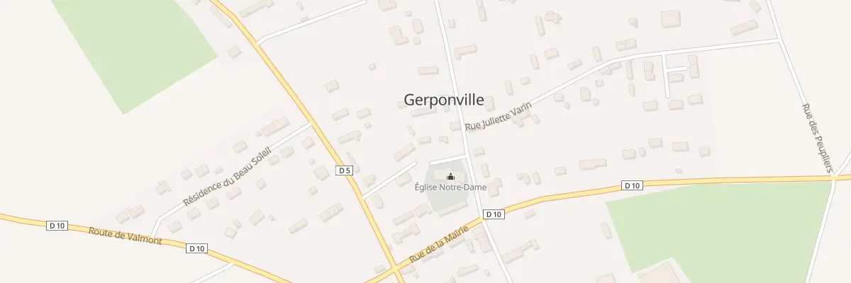 Plan du 8 Imp des Roses à Gerponville
