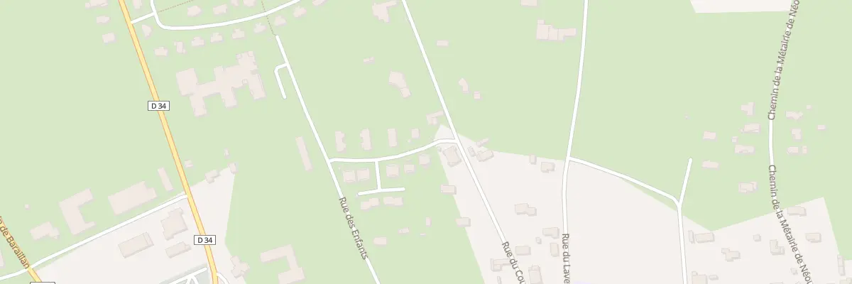 Plan du 1120 Lane Frede à Montréjeau