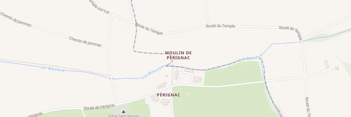 Plan du 620 Rte du Temple à Cours