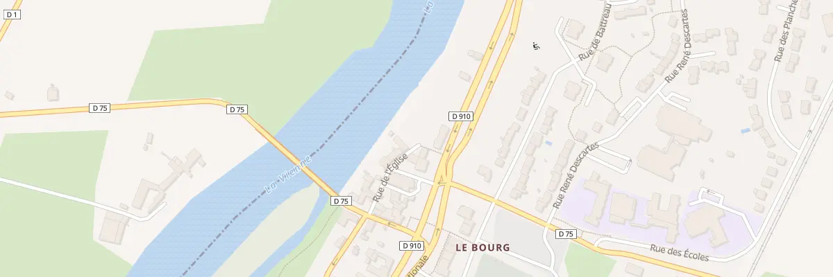 Plan du 13 Rue de l’Eglise à Ingrandes