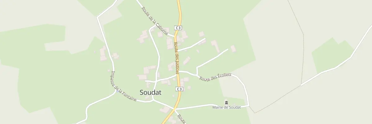 Plan du 6A Le Bourg à Soudat