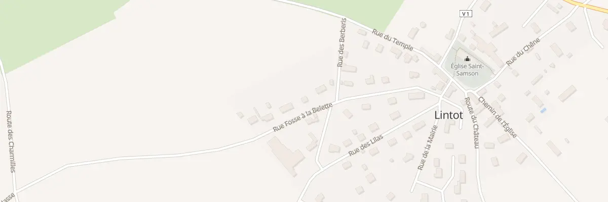Plan du 5142 La Fosse A la Belette à Lintot