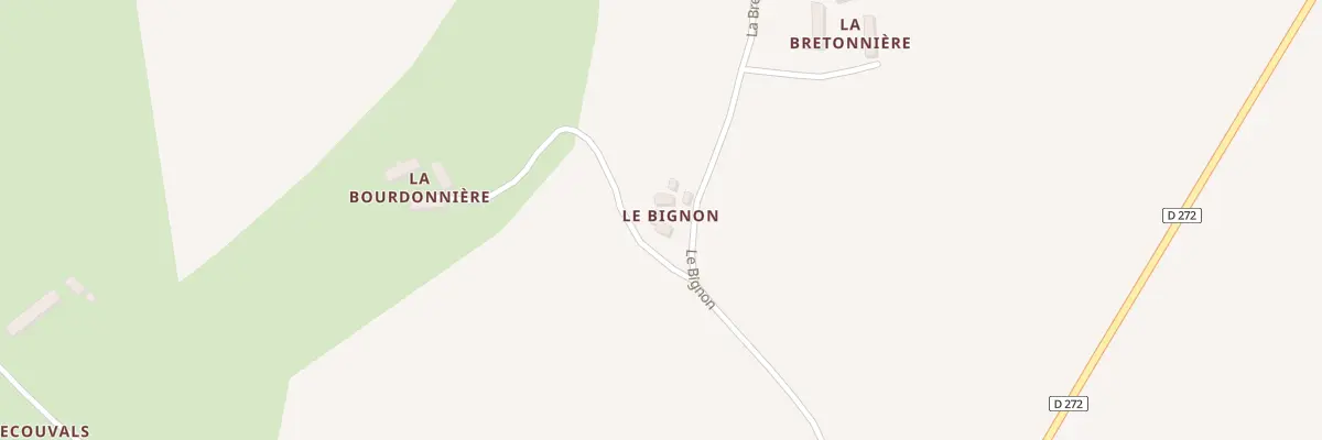 Plan du 69 Le Bignon à Réveillon