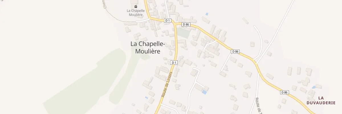 Plan du 8 Rte de Liniers à La Chapelle-Moulière