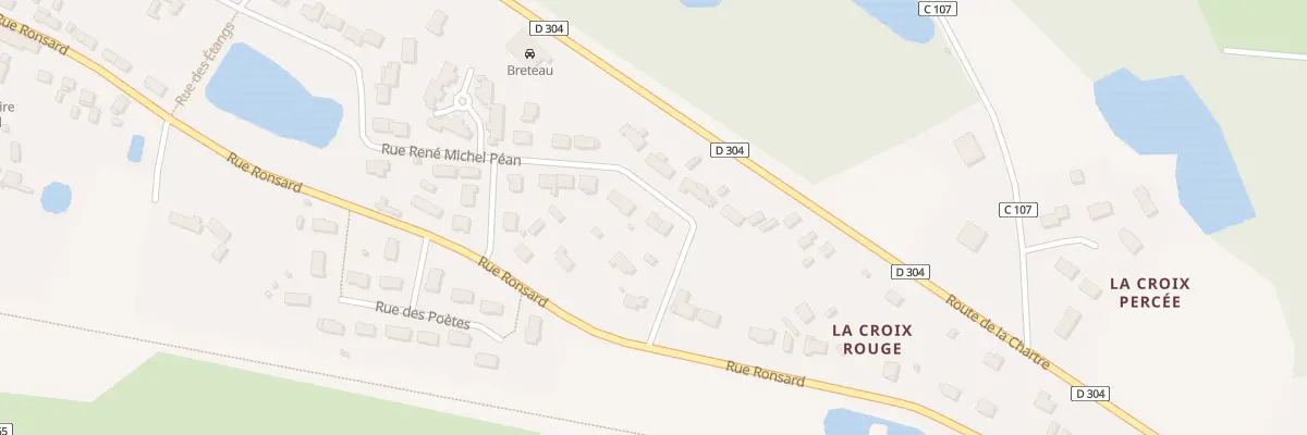 Plan du 16 Rue René Michel Péan à Lhomme