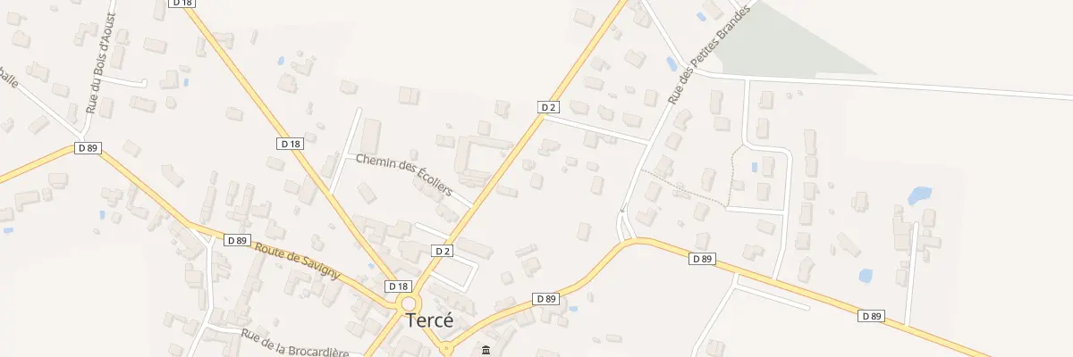 Plan du 12 Rte de Chauvigny à Tercé