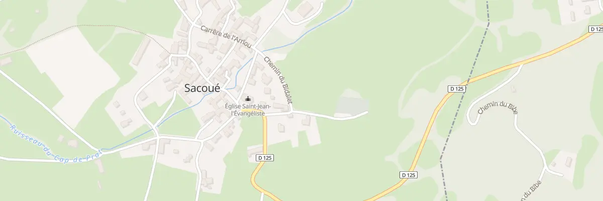 Plan du 5100 Beillasse à Sacoué