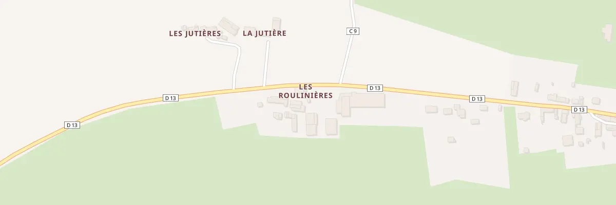 Plan du 1 La Rouliniere à Tresson