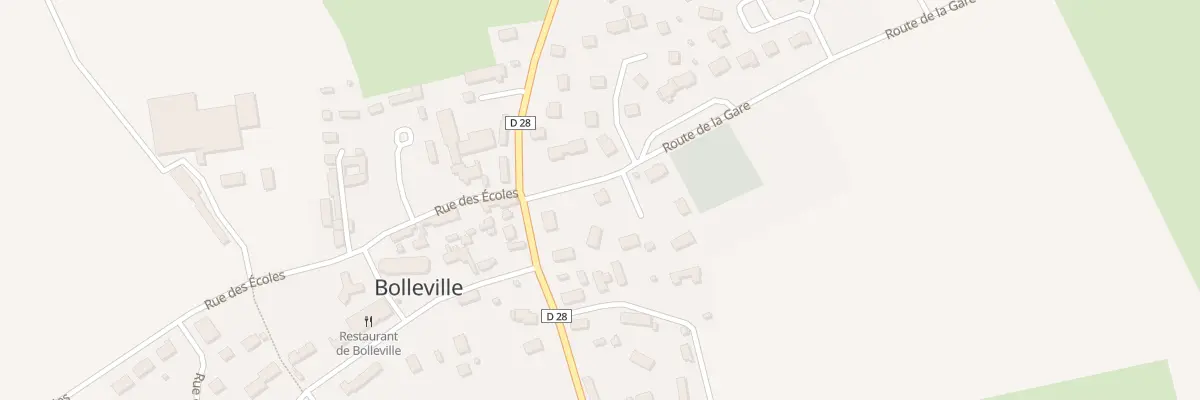 Plan du 5001 Rte de la Gare à Bolleville