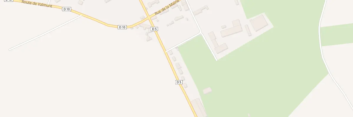 Plan du 5 Rte d’Ourville à Gerponville