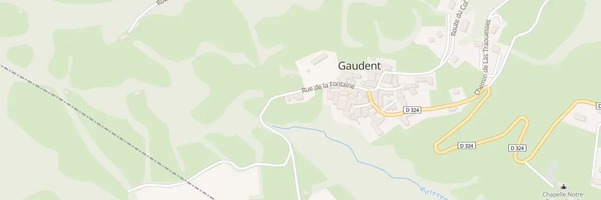 Plan du 5 Rue de la Fontaine à Gaudent