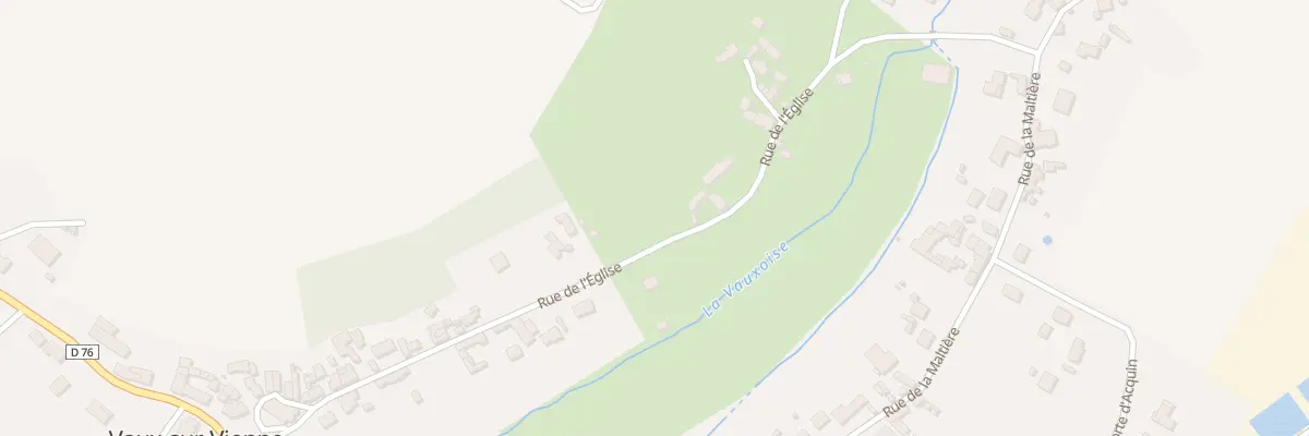 Plan du 25 Rue de l’Eglise à Vaux-sur-Vienne